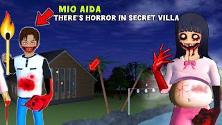 Zombie Mio Pregnant in Theres Secret Villa😰 Sakura School Simulator Horror Drama story 👺 [upl. by Llehsyar]