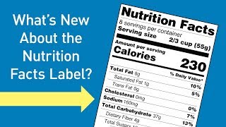 What’s New About the Nutrition Facts Label [upl. by Cyndia]