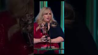 Rebel Wilson steals the show with her HILARIOUS speech 😂😂😂😂 motivation comedy shorts [upl. by Bamby520]