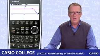 Casio fxCG20  Kansrekening en Combinatoriek [upl. by Nnylhsa]