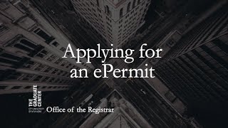 Applying for an ePermit [upl. by Namqul420]