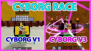 Cyborg Race V1 to V3 Complete Guide 2023  Blox Fruits Beginners Guide [upl. by Trimble]