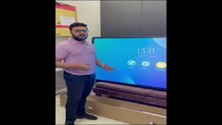 Interactive Digital Smart Board  Interactive Flat Panel Display for Smart Classroom and Education [upl. by Elleined]