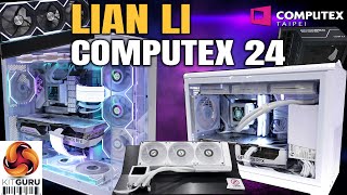 Computex 2024 LIAN LI  Cases Coolers and new PSU designs [upl. by Cornall]