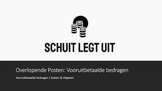 Overlopende Posten  Vooruitbetaalde Bedragen  Bedrijfseconomie  havo  vwo Domein F [upl. by Vivl]