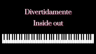 Tema do Filme Divertida Mente  Tutorial de Piano [upl. by Dorr499]