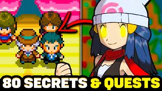 80 SECRETS amp EVENTS in Pokémon Diamond Pearl amp Platinum You Should Know [upl. by Easlehc]