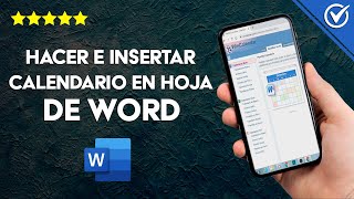 Cómo Hacer Poner e Insertar un Calendario en una hoja de Word Fácilmente [upl. by Divod]