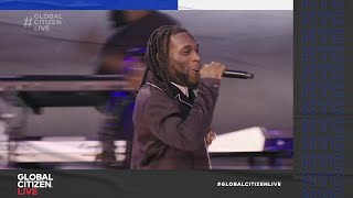 Burna Boy Performs quotKilometrequot From Latest Album Live in New York City  Global Citizen Live [upl. by Aleihs211]