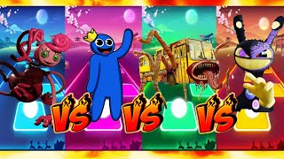 Poppy Playtime🆚Rainbow Friends🆚Bus Eater🆚Jax Monster🎶Tiles Hop [upl. by Sinclare]