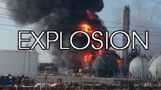 Louisiana Chemical Plant Explosion — Evacuations Possible Dead [upl. by Berkly]