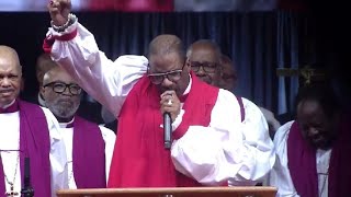 Presiding Bishop J Drew Sheard Closing Out Official Sunday at the 116th COGIC Holy Convocation 2024 [upl. by Latterll96]