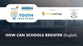 Youth Ideathon 2022 Tutorial  How Can Schools Register  English [upl. by Mechling769]