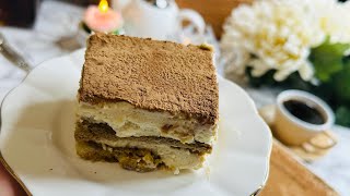 Tiramisu Cake  Egg free frosting [upl. by Ramsay976]