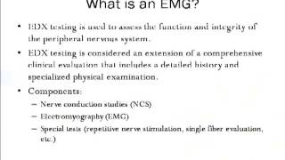 Electrodiagnostic Testing [upl. by Critchfield]