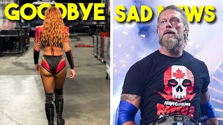 Becky Lynch Final WWE MatchEdge Sad NewsDom And Liv Morgan UnseenWrestling News [upl. by Sinnel416]