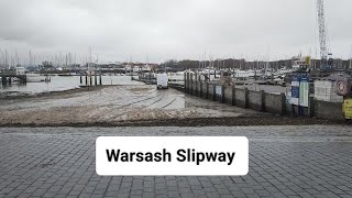 UK Slipway 10 Warsash public slipway river Hamble Hampshire [upl. by Anay959]