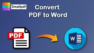 How to convert PDF to editable Word in smallpdf free [upl. by Hambley]