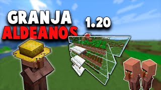 GRANJA DE ALDEANOS MODULAR PARA MINECRAFT JAVA 120 [upl. by Ehtyde]