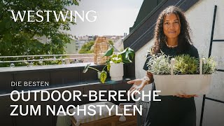 Terrasse modern dekorieren und Balkon gestalten  Die besten Garten amp Balkon Ideen  Howto [upl. by Ybok]