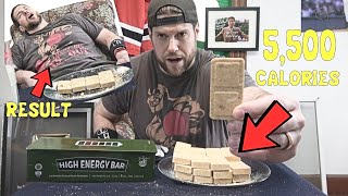 What Happens When A Human Eats 2 Days Worth of Food 5500 Calories in 20 min Or Less  LA BEAST [upl. by Flann]