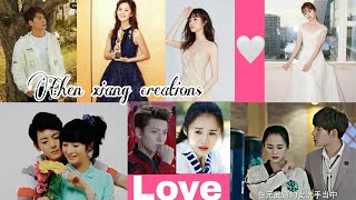 Chinese love story 🍁 Mix hindi songs 🍁 Chen xiang Hu bingqing and an yuexi [upl. by Oiruam]