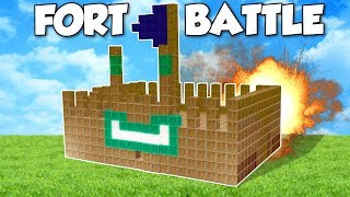 BOX FORT BATTLE  Garrys Mod Gameplay  Gmod Building a Box Fort Battle Challenge [upl. by Afirahs]