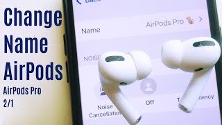 How to Change Airpods Name For Airpods Pro21 Name in 1 Minute 2023 [upl. by Hills]