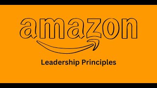 A Podcast on Amazon Leadership Principles  Ace your next amazon interview [upl. by Aretta463]