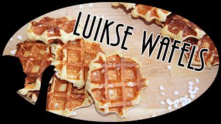 Luikse wafels  Suikerwafel  recept amp ingrediënten [upl. by Alik]