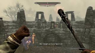 Skyrim Special Edition  The Mind of Madness Use The Wabbajack To Escape From Pelagiuss Mind [upl. by Amoreta]