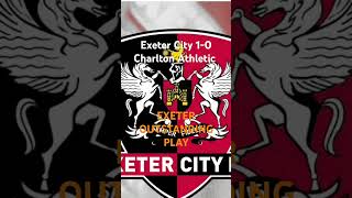 EXETER CITY 33 CharltonbAthletic [upl. by Frechette]