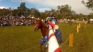 A knights view of jousting [upl. by Roskes]