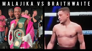 Ricardo Malajika vs Marcel Braithwaite plus undercard [upl. by Annahvas]