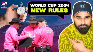 T20 World Cup 2024 New RulesDLS Super Overs Stop clock amp Everything You Need to Know [upl. by Elvera174]