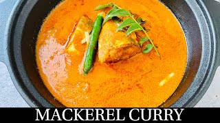 Mackerel Fish Curry With Coconut Milk Recipe  Simple Fish Curry Recipe  Goan Recipes  By Natasha [upl. by Llirred]