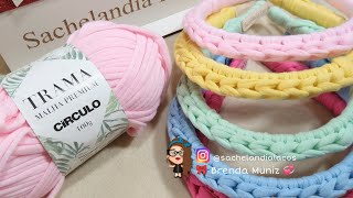 Tiara em Crochê  Fácil Rápida e Lucrativa usando Fio de Malha  Tendência Verão  🎀 Brenda Muniz 💞 [upl. by Pascha960]