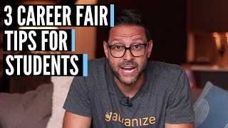 Career Fair Tips for Students  3 Tips 2018 [upl. by Sonnnie]