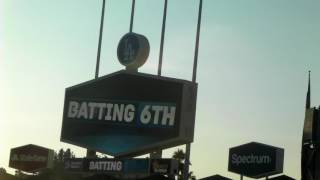 Los Angeles Dodgers starting lineups at Dodger Stadium 72517 [upl. by Kloster]