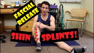 Shin Splints  Exercises amp Fascial Release Techniques [upl. by Dnaloy380]