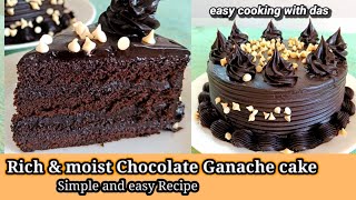 rich and moist chocolate ganache cake recipe chocolate ganache recipe [upl. by Mastrianni]