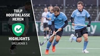 Highlights Hoofdklasse Heren  20212022  Speelronde 5 ⚡️ [upl. by Idnyl]