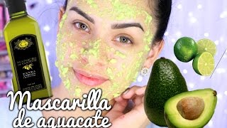 MASCARILLA DE AGUACATE PARA PIEL GRASA Y MIXTA [upl. by Nibur609]