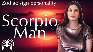 Scorpio Man zodiac sign personality [upl. by Itnavart]