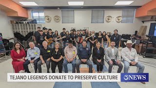 Tejano legends donate to preserve culture [upl. by Waterer]