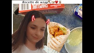 Recette de wrap fait maison🐶♥️🌯 [upl. by Hagep]