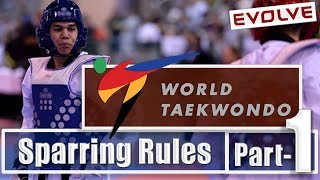 WTF KyorugiSparring Rules Part1  Taekwondo HINDI Audio [upl. by Geraldina100]