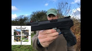 HW40 Air Pistol Review and Target Shoot 10 to 32 meters [upl. by Idaline768]