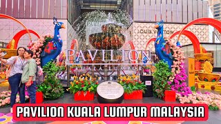 PAVILION BUKIT BINTANG KUALA LUMPUR MALAYSIA  WALKING AROUND TOUR 4K HDR [upl. by Ynnavoeg557]