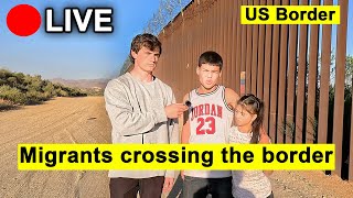 IRL Trying to Find Migrants Cross the US Border [upl. by Anelak]